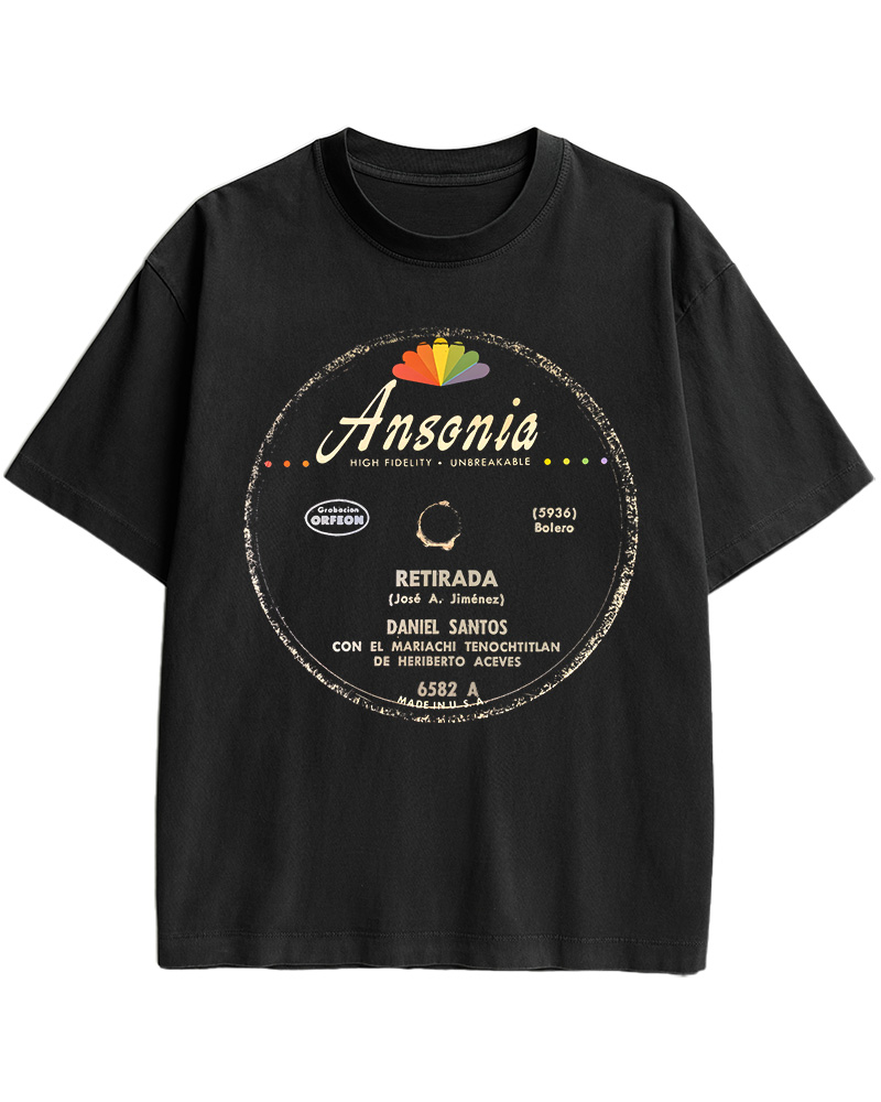 TheRetroTee Amaneci En Tus Brazos 1960s Cotton T-Shirt