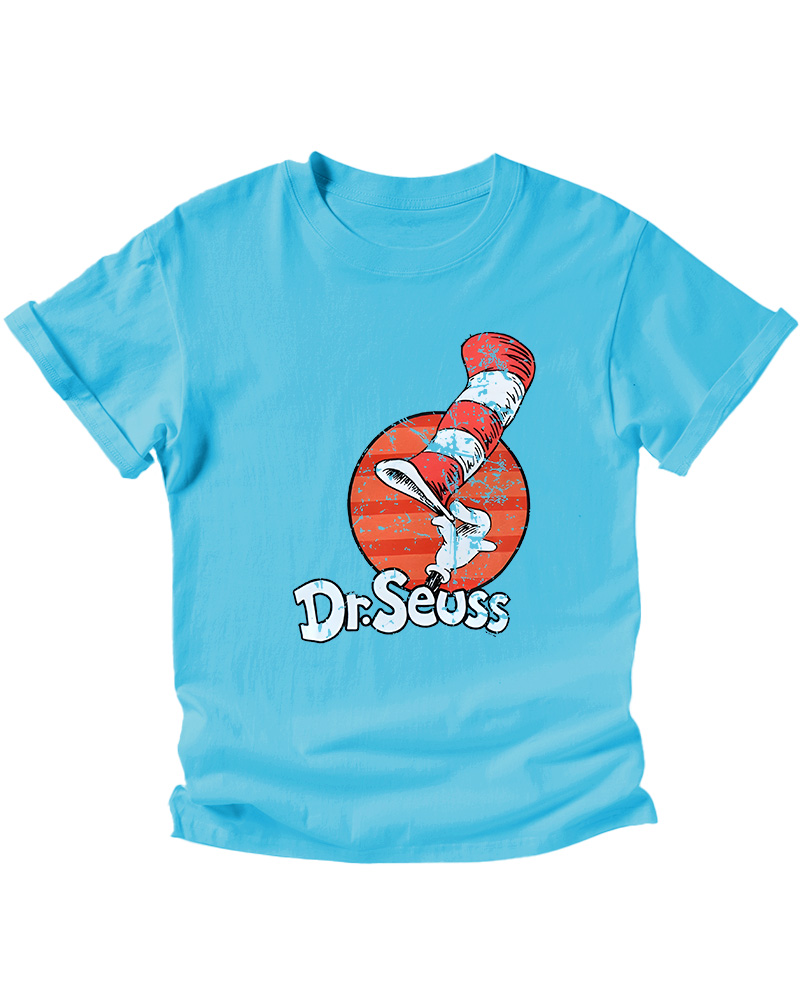 TheRetroTee Dr. Seuss Cat in the Hat 1950s Kids T-Shirt