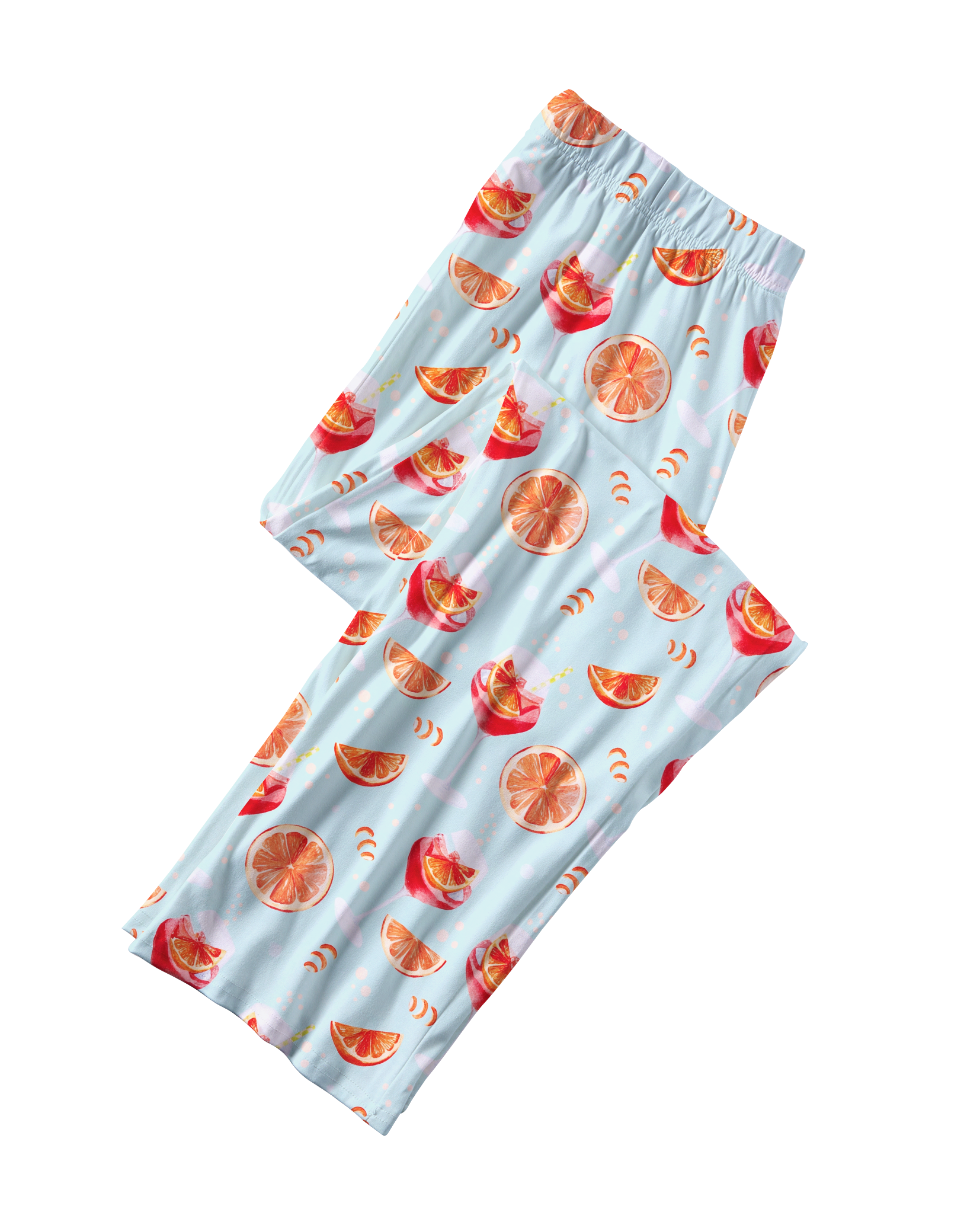 TheRetroTee Aperol Spritz Citrus Vintage Pajama Set