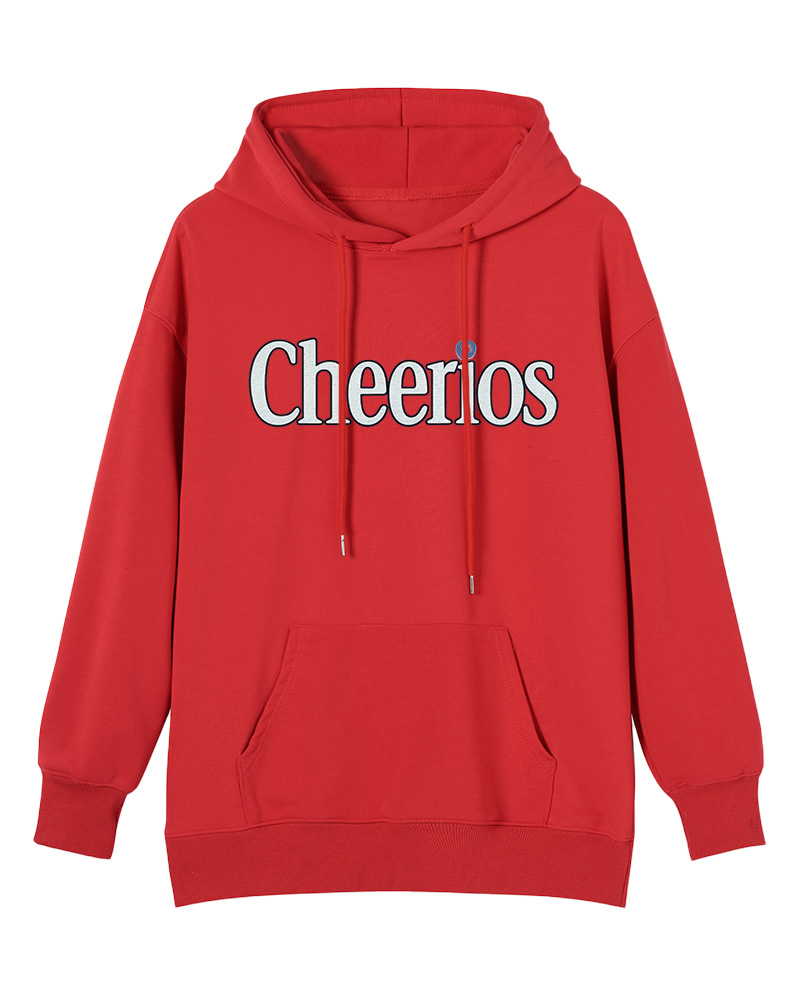 TheRetroTee 1940s Cheerios Breakfast Nostalgic Cotton Hoodie