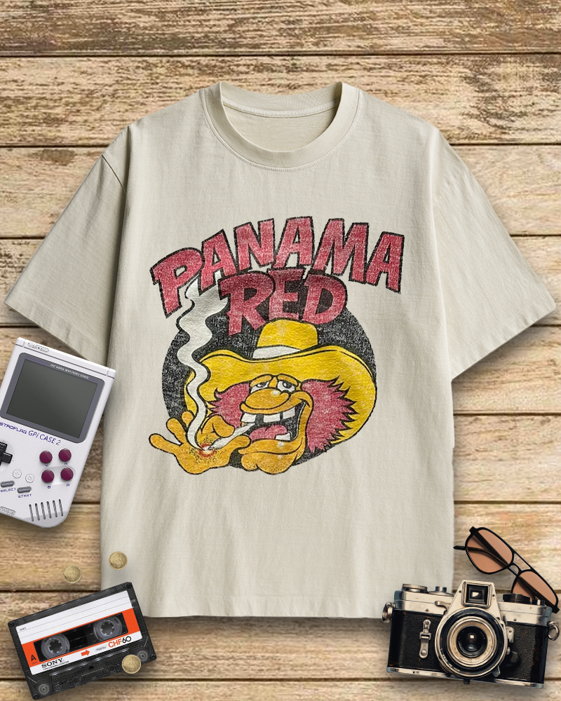 TheRetroTee Vintage Panama Red 1970s T-Shirt