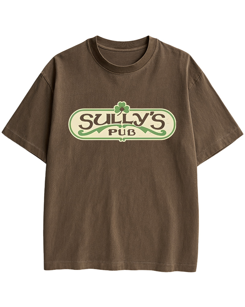 TheRetroTee Sully's Pub Peoria Bar 1980s Cotton T-Shirt