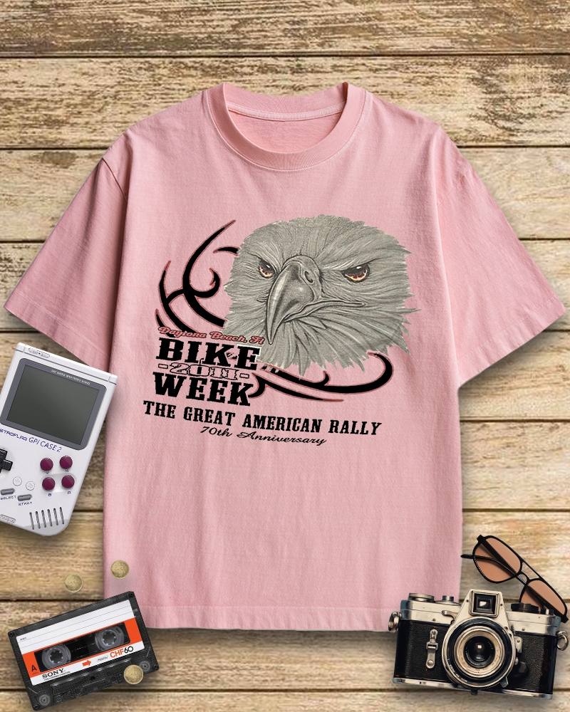 TheRetroTee Vintage Punk Motorcycle Biker Nostalgic T-Shirt
