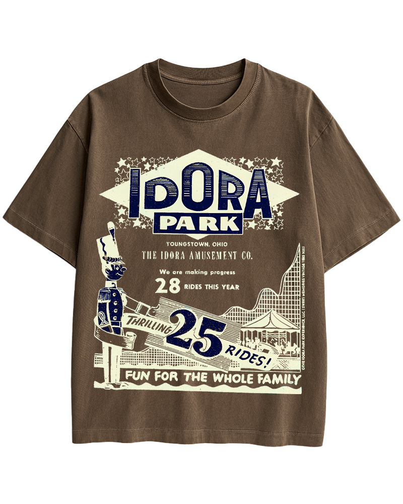 Idora Parks Thrilling 25 Rides Cotton T-Shirt