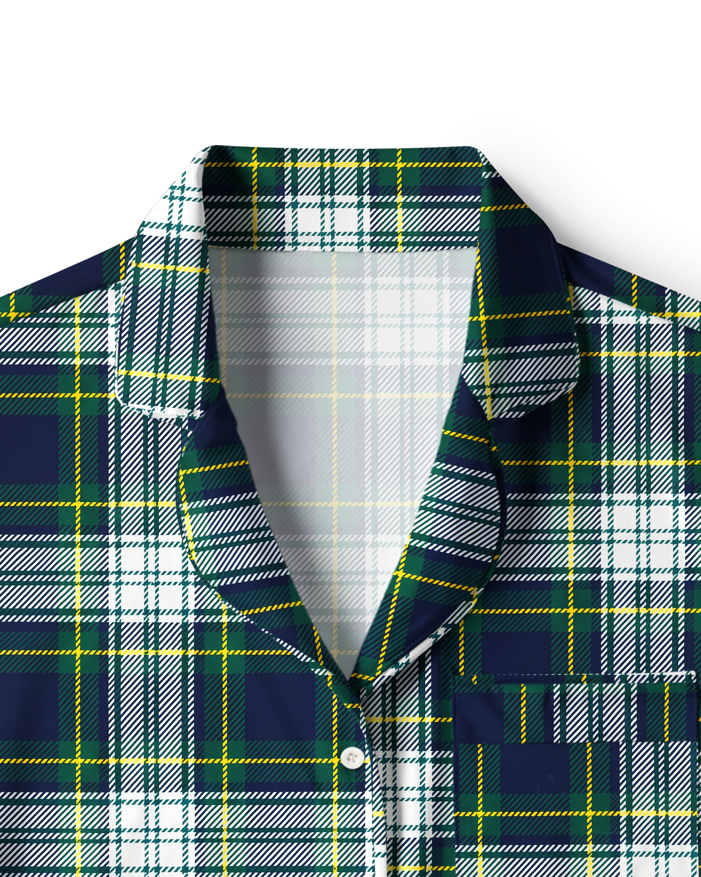 TheRetroTee Highland Tartan Plaid Vintage Pajama Set