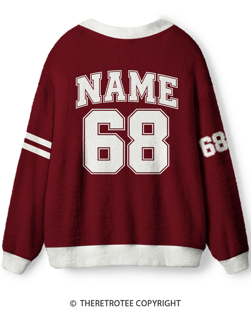 TheRetroTee Vintage Custom Campus Heritage Unisex Cardigan Sweater