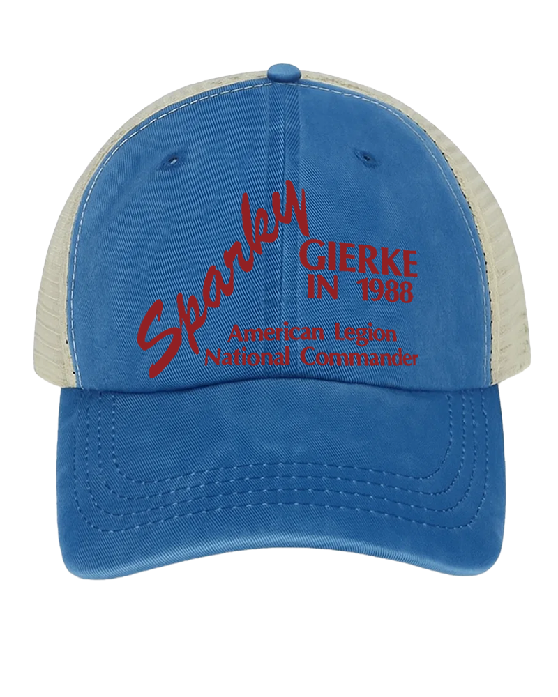 TheRetroTee 80s Sparky Gierke IN 88' Trucker Hat