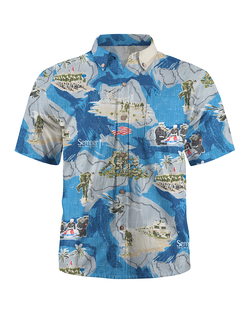 MARINES SEMPER FI FUNNY Hawaiian Shirt