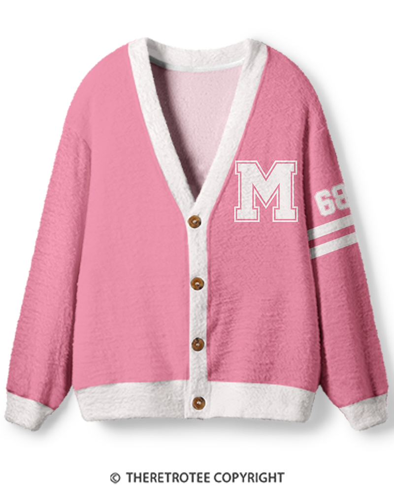 TheRetroTee Vintage Custom Campus Heritage Unisex Cardigan Sweater