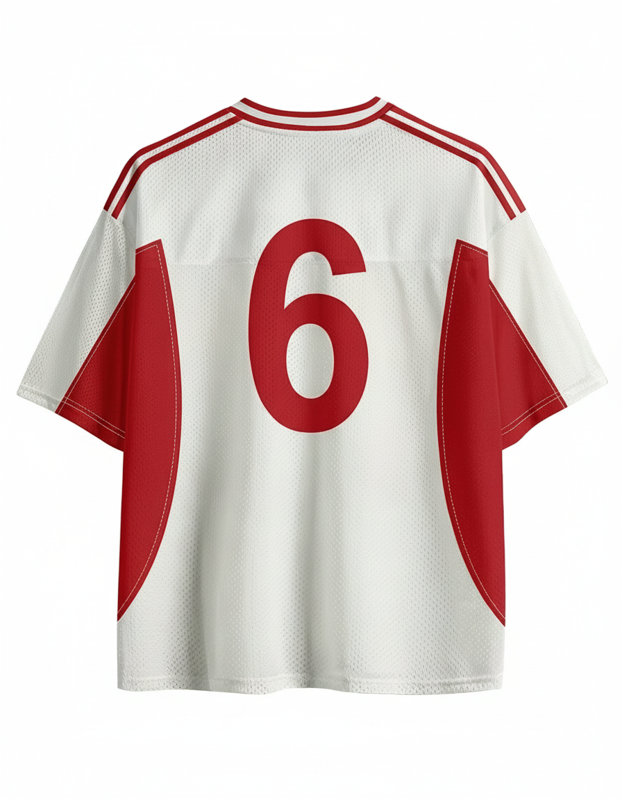TheRetroTee Vintage #6 Soccer Mesh Jersey