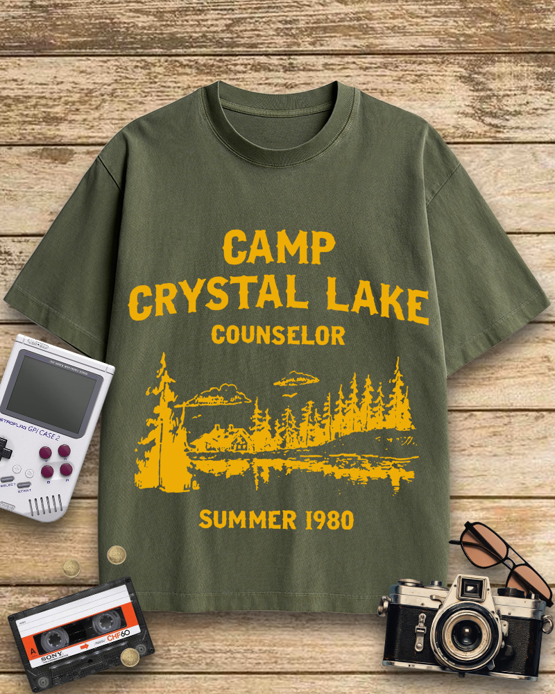 TheRetroTee Friday the 13th Jason Voorhees Halloween 1980s Cotton T-Shirt