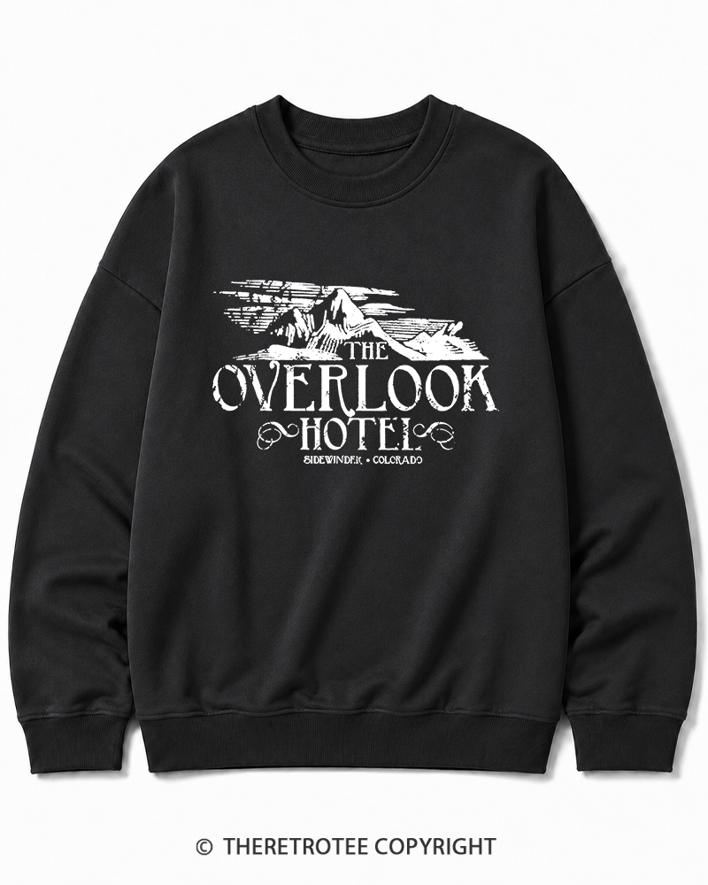 TheRetroTee The Overlook Hotel 1980s Cotton Sweatshirt