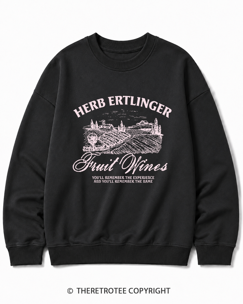 TheRetroTee Fruit Wines 2010s Cotton Sweatshirt