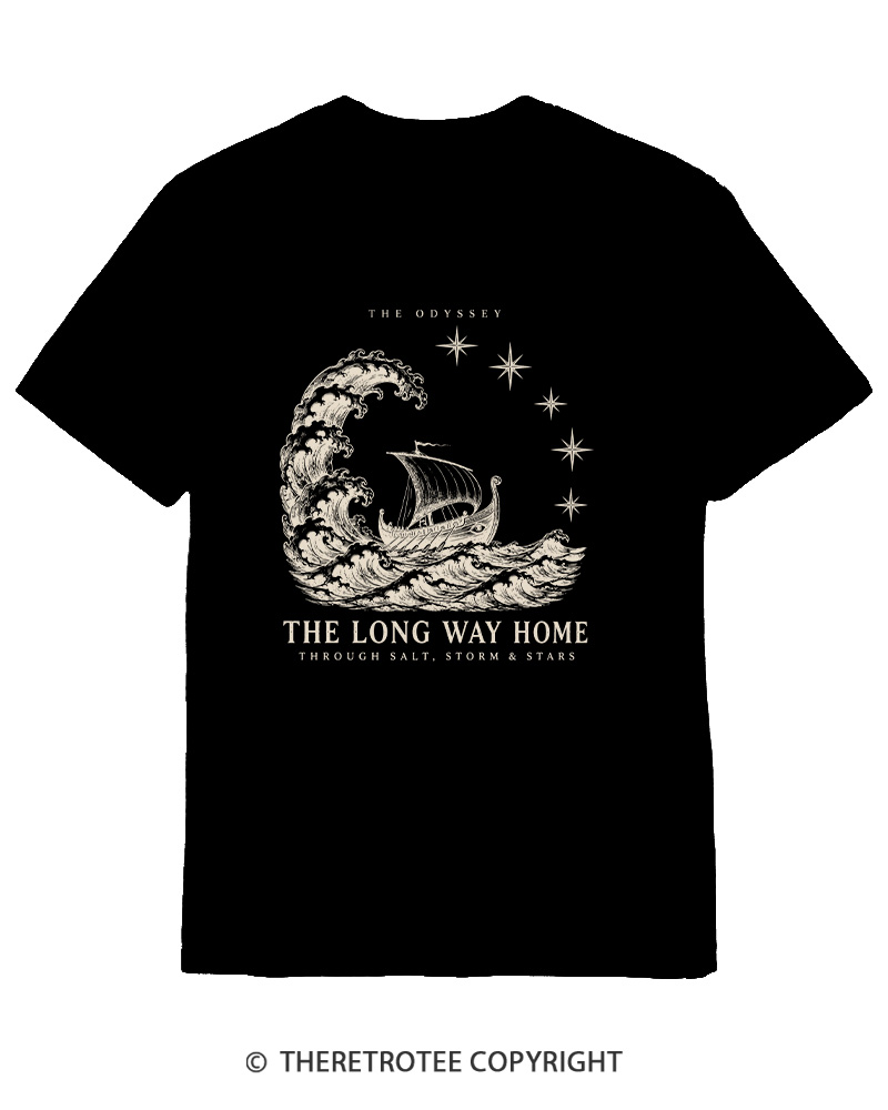 TheRetroTee Classical the Odyssey Cotton T-Shirt