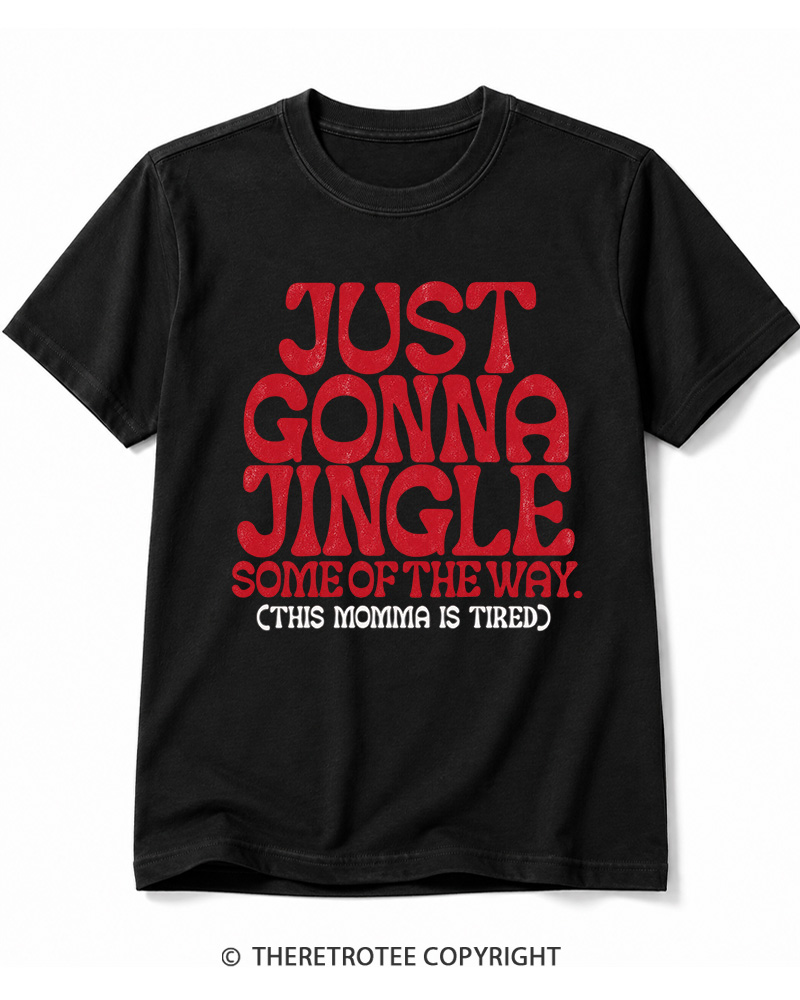 TheRetroTee Just Gonna Jingle 1970s Cotton T-Shirt