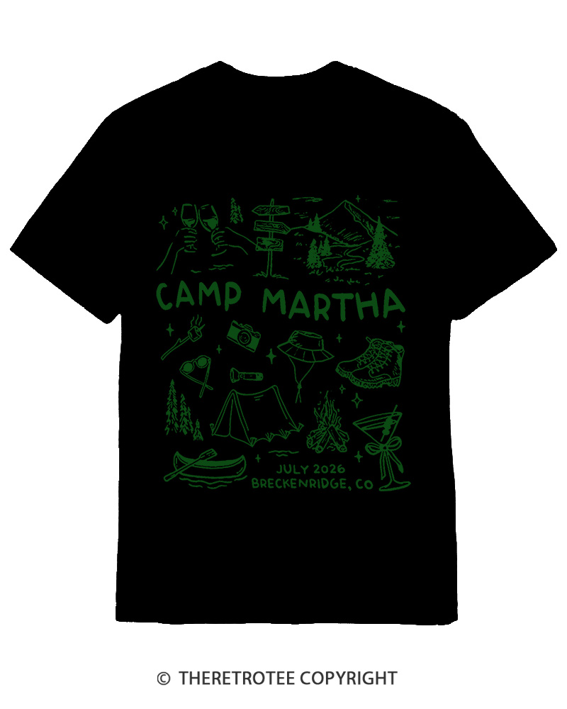 TheRetroTee Vintage Camp Bachelorette Cotton T-Shirt