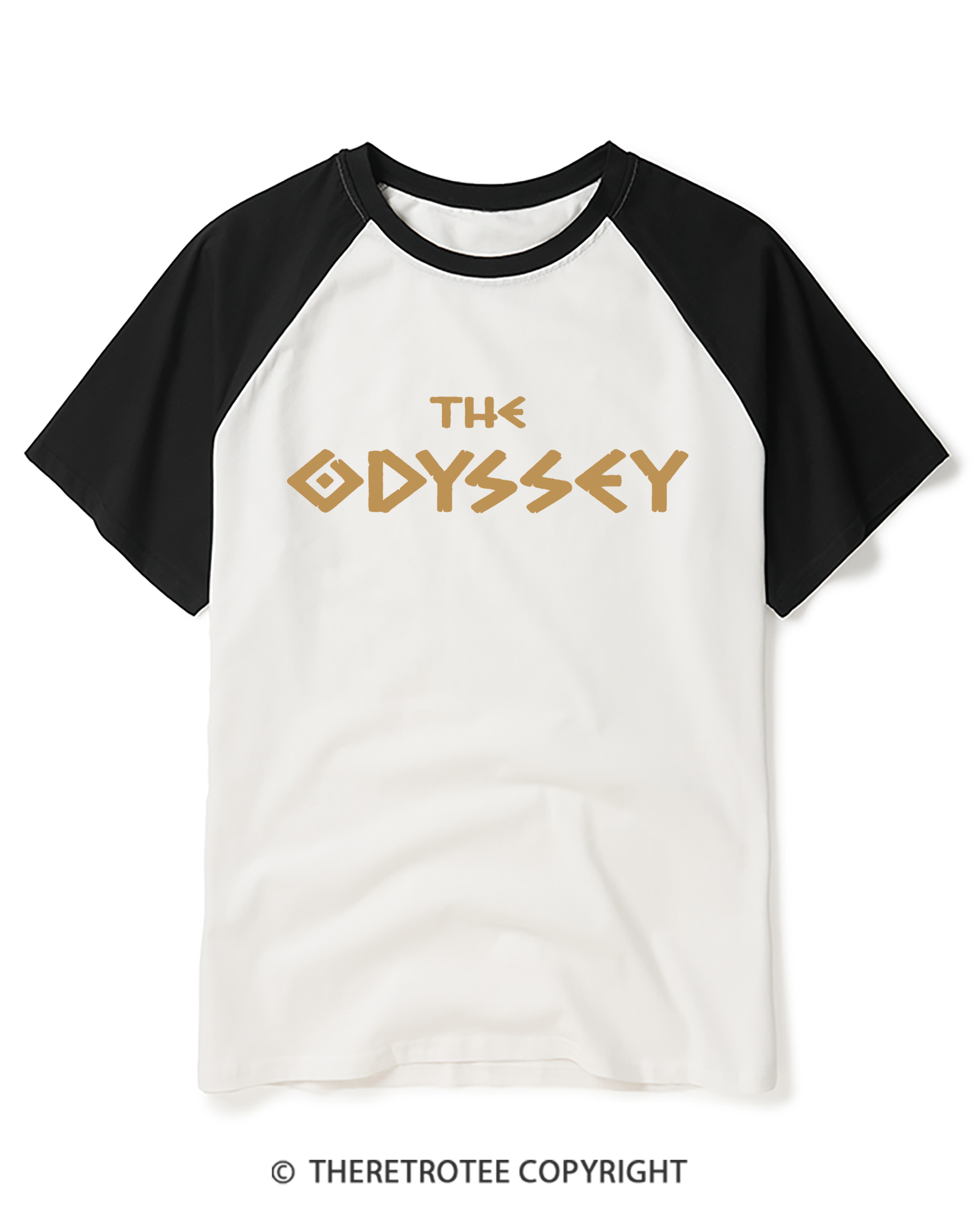 TheRetroTee the Odyssey Raglan Baseball T-Shirt