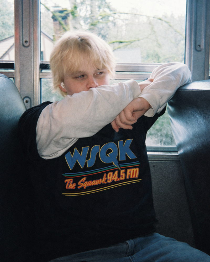 TheRetroTee WSQK Logo 1980s Cotton T-Shirt