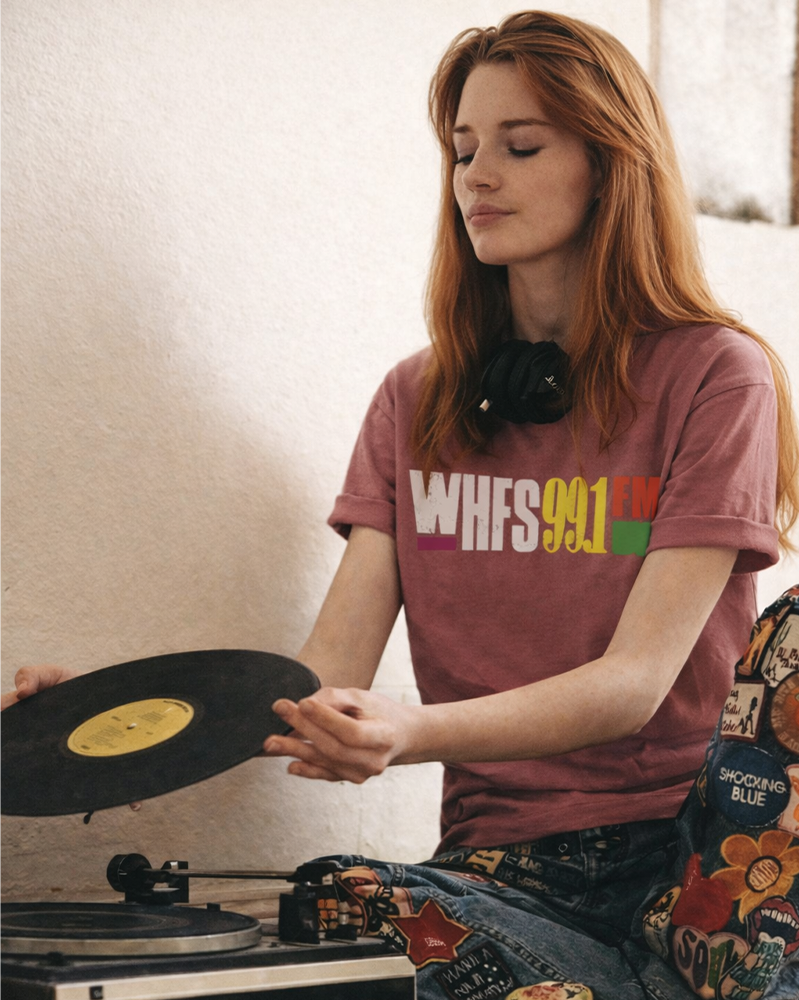 TheRetroTee WHFS 1980s Cotton T-Shirt