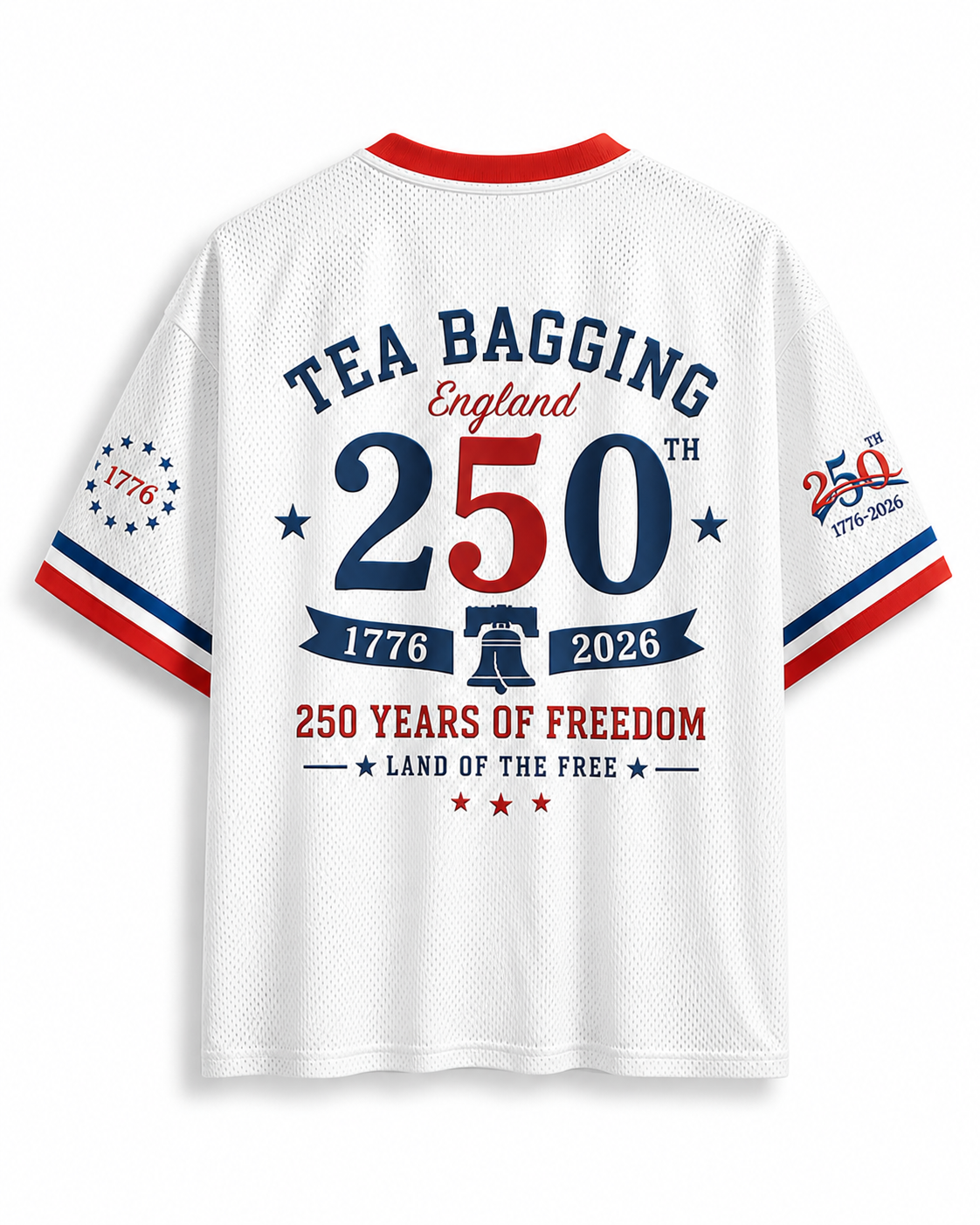 TheRetroTee Tea Bagging England Since 1773 Mesh Jersey
