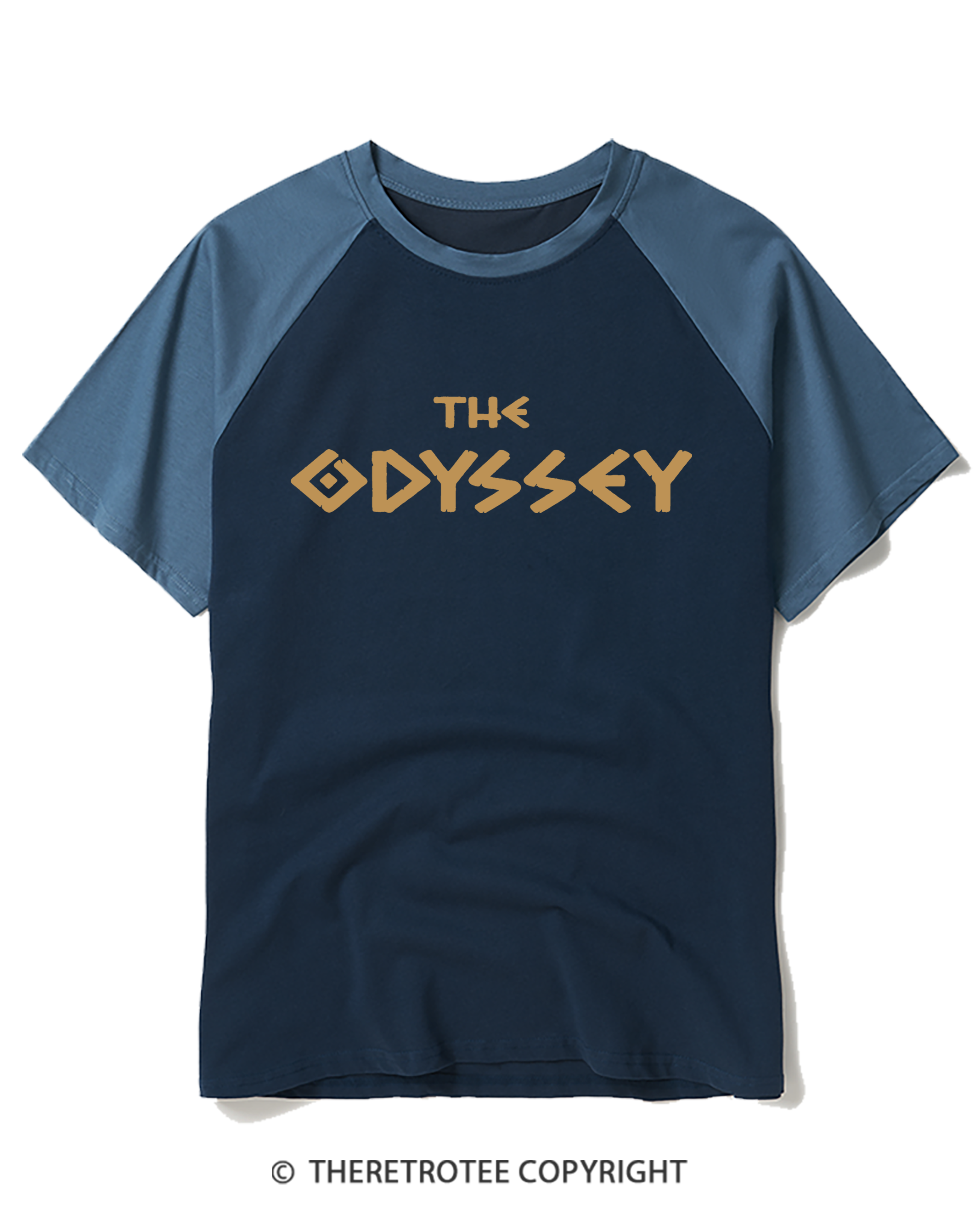 TheRetroTee the Odyssey Raglan Baseball T-Shirt