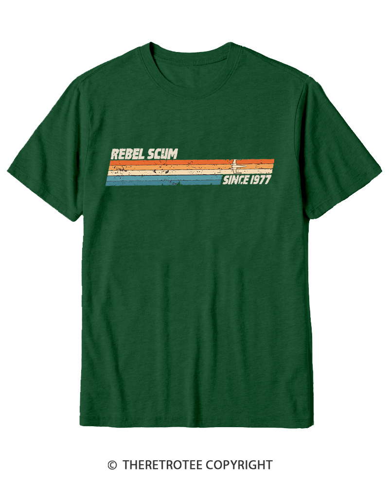 TheRetroTee Rebel Scum Leftist 1977 Cotton T-Shirt