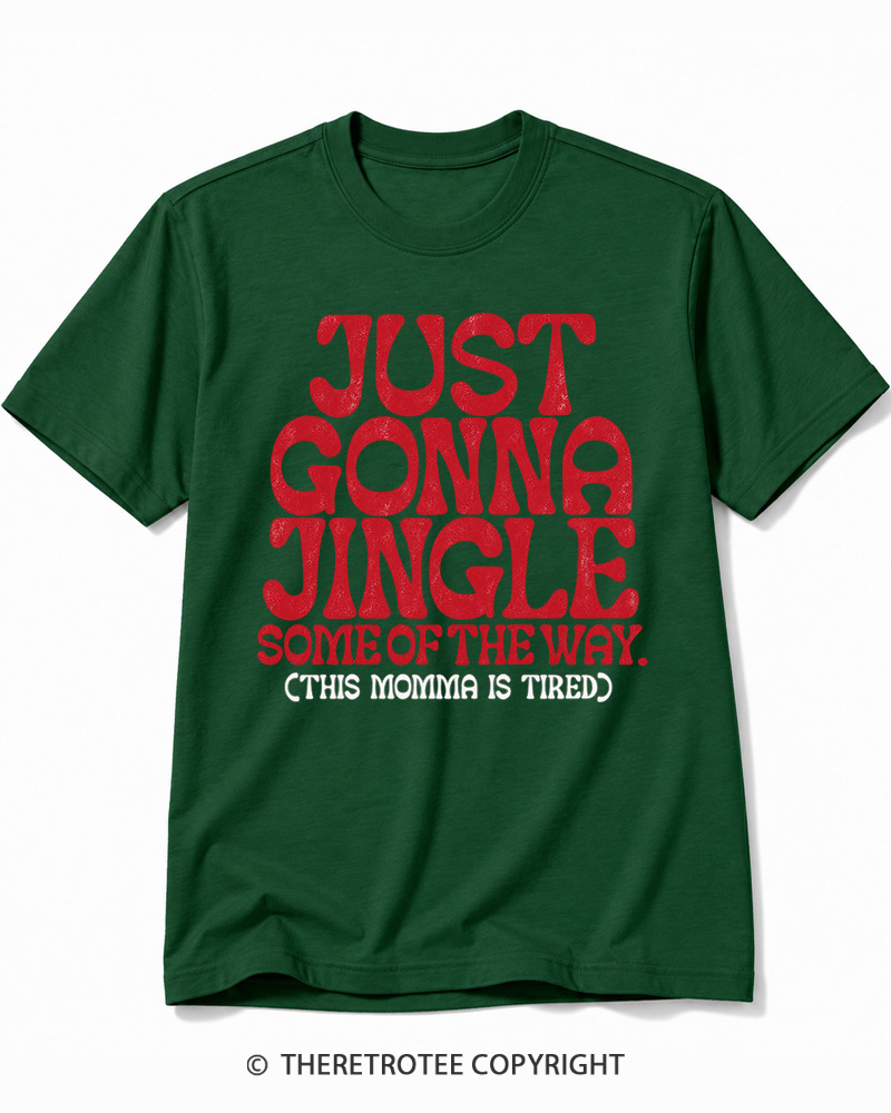 TheRetroTee Just Gonna Jingle 1970s Cotton T-Shirt