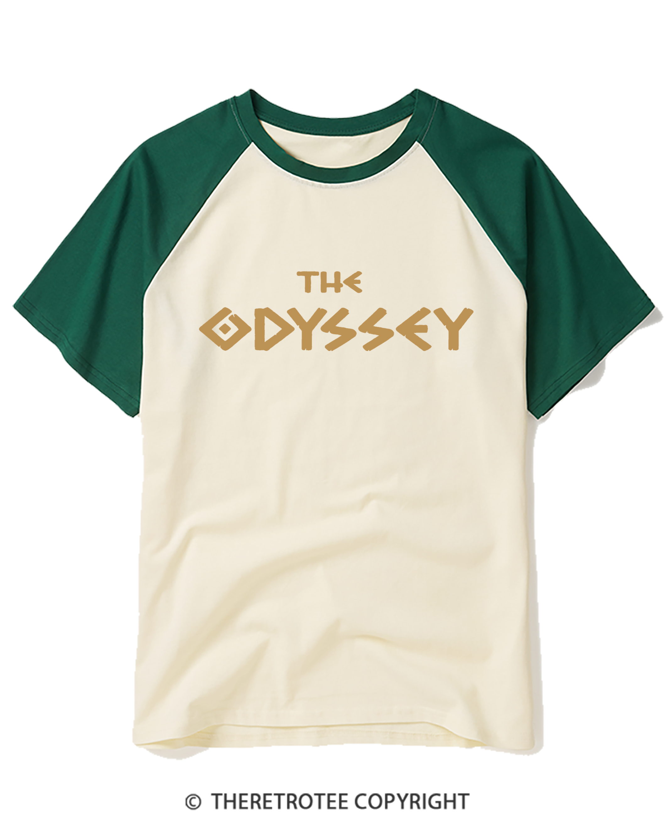 TheRetroTee the Odyssey Raglan Baseball T-Shirt