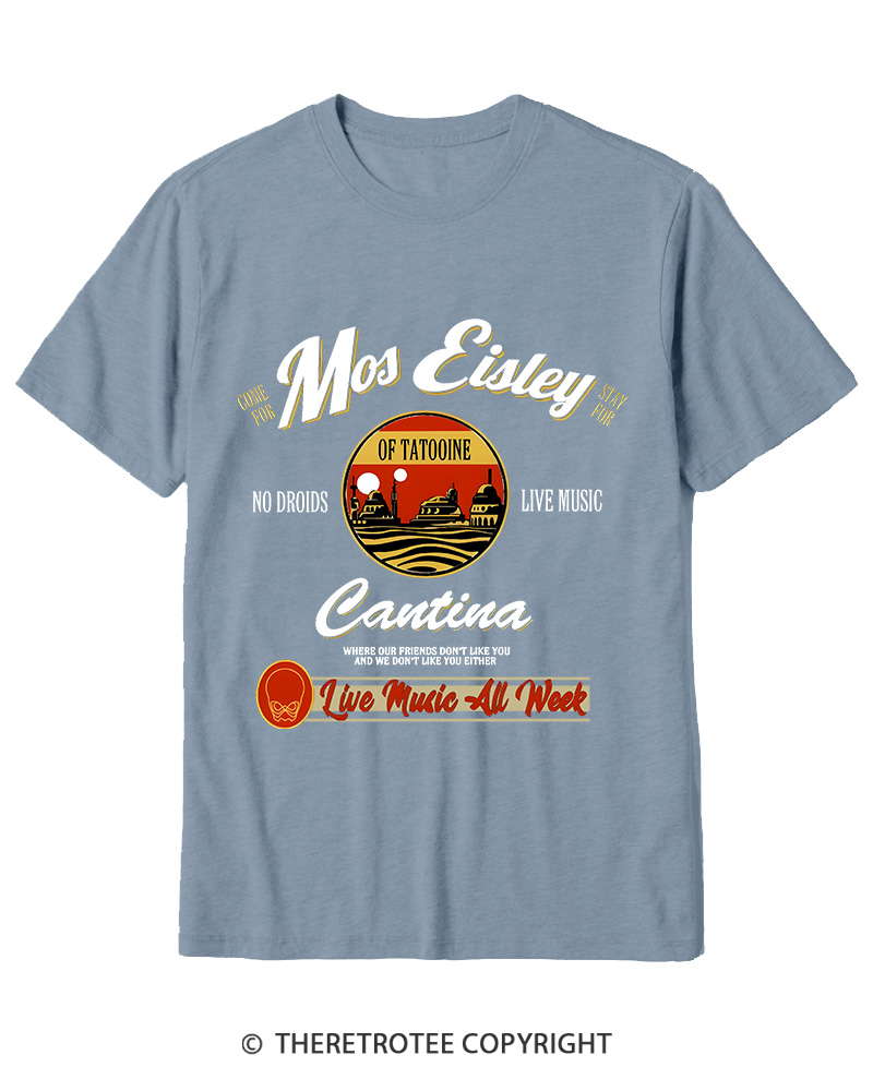 TheRetroTee Live Music All Week 1980s Cotton T-Shirt