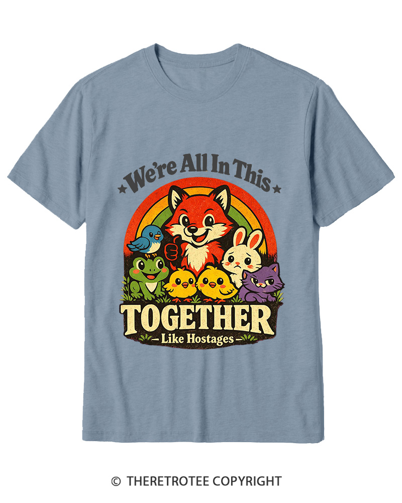 TheRetroTee We’re All In This Together  1970s Cotton T-Shirt