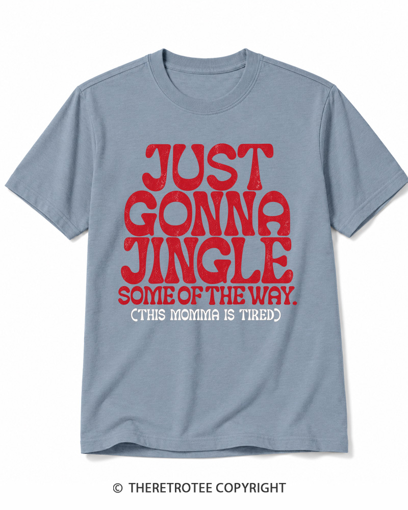 TheRetroTee Just Gonna Jingle 1970s Cotton T-Shirt