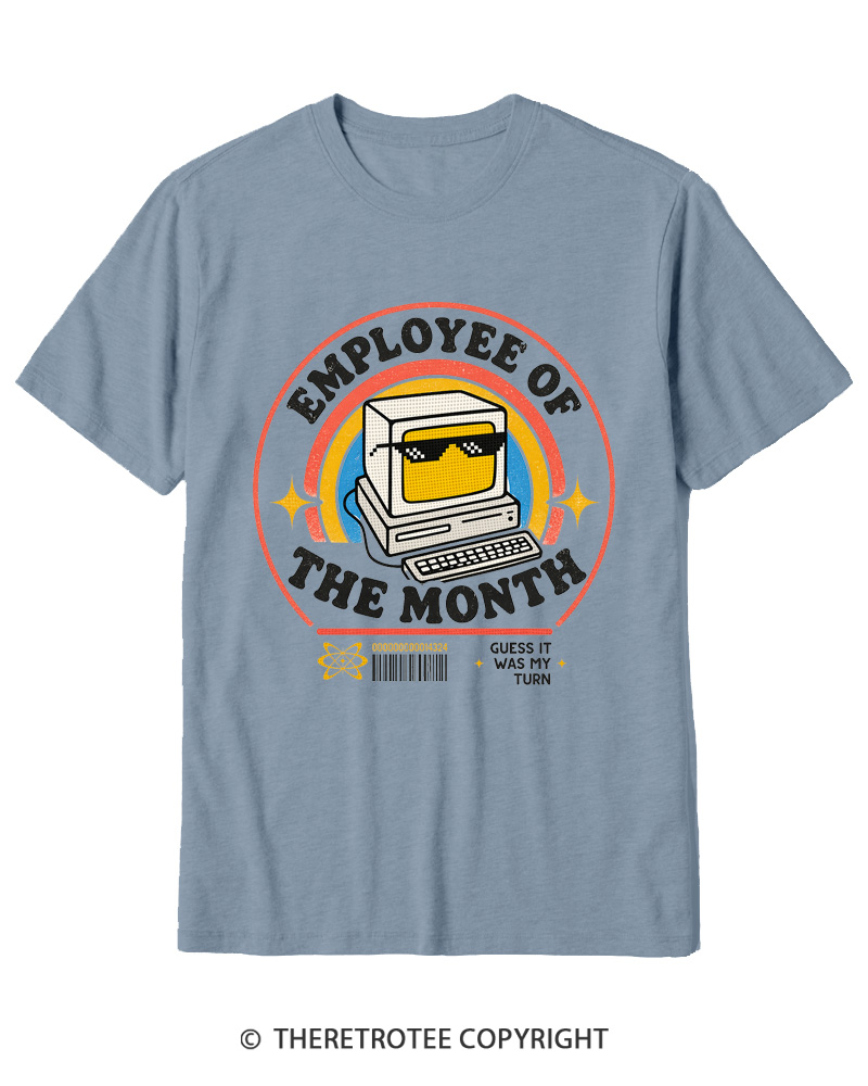 TheRetroTee Employee of the Month 1980s Cotton T-Shirt