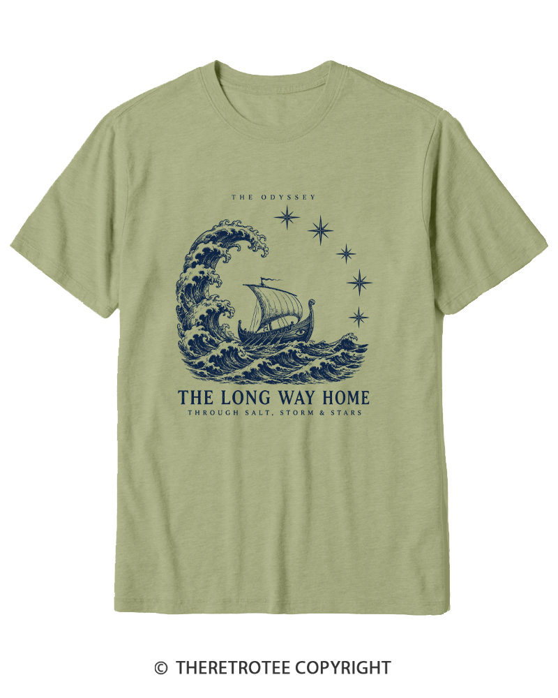 TheRetroTee Classical the Odyssey Cotton T-Shirt