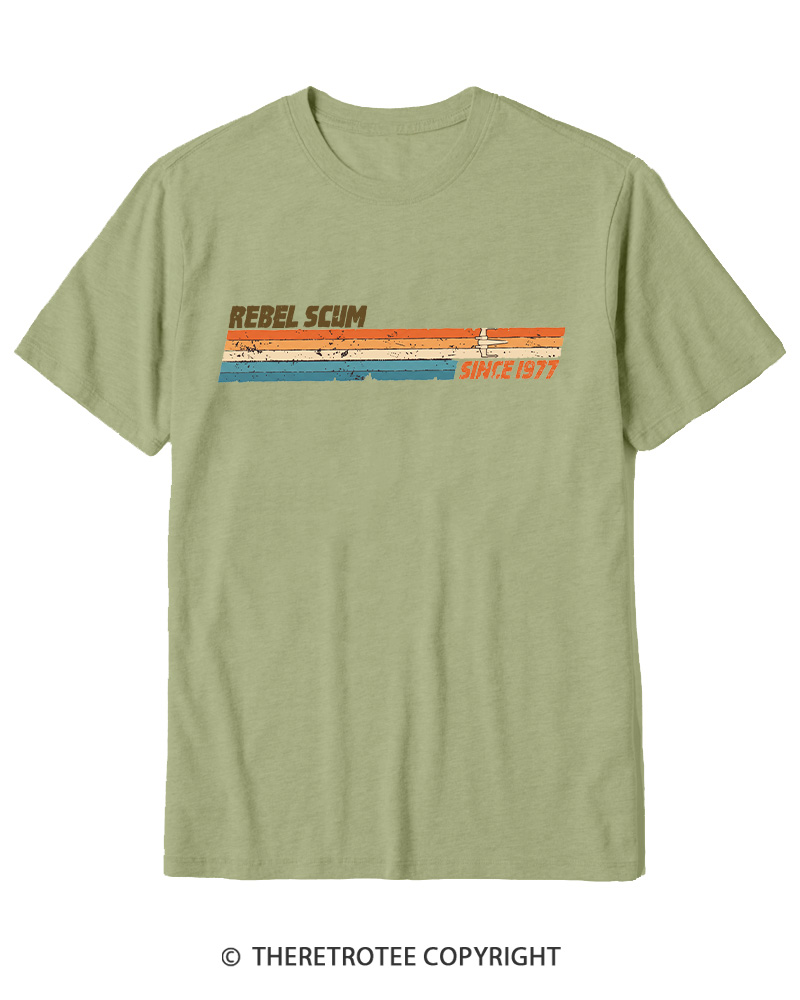 TheRetroTee Rebel Scum Leftist 1977 Cotton T-Shirt