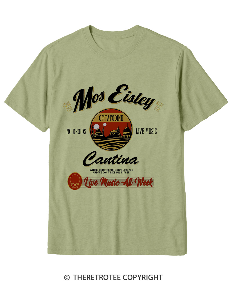 TheRetroTee Live Music All Week 1980s Cotton T-Shirt