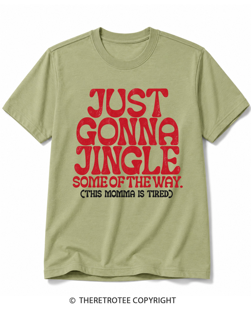 TheRetroTee Just Gonna Jingle 1970s Cotton T-Shirt