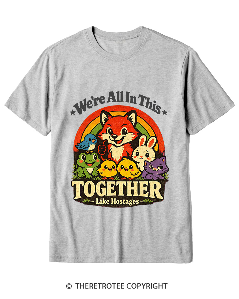 TheRetroTee We’re All In This Together  1970s Cotton T-Shirt