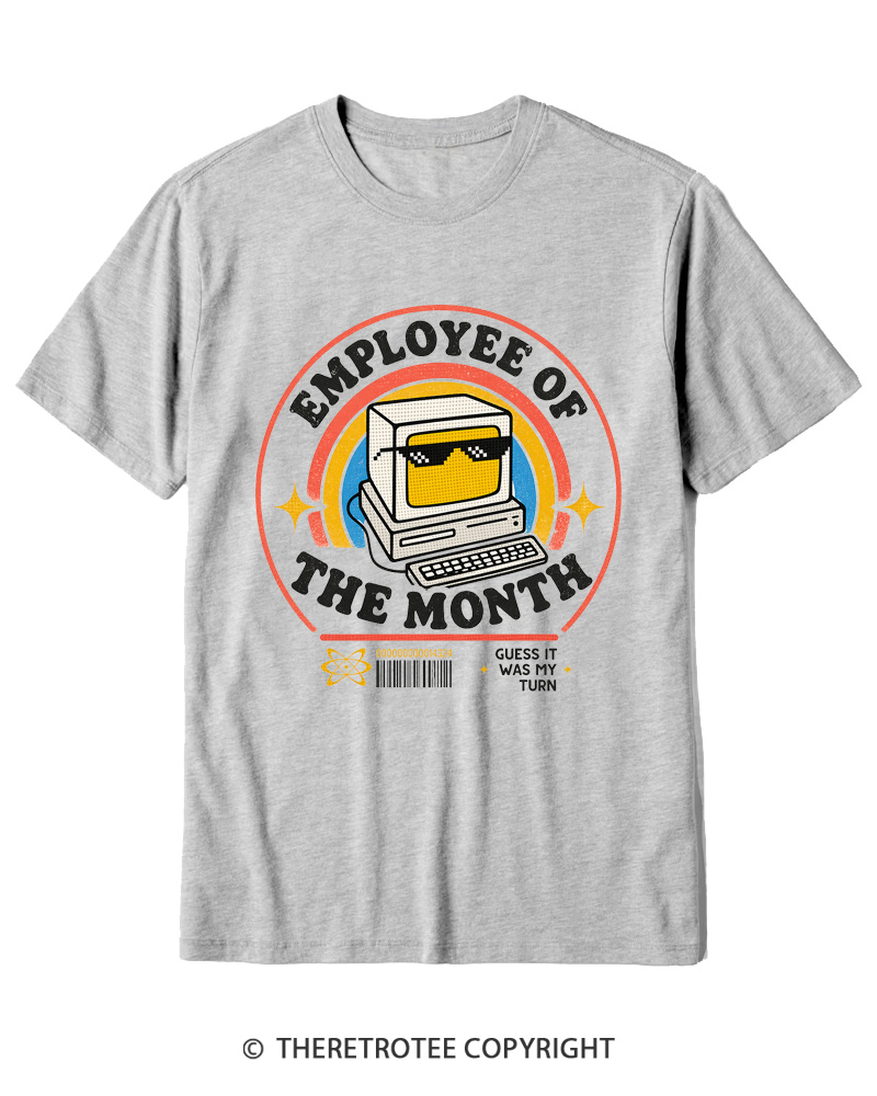 TheRetroTee Employee of the Month 1980s Cotton T-Shirt