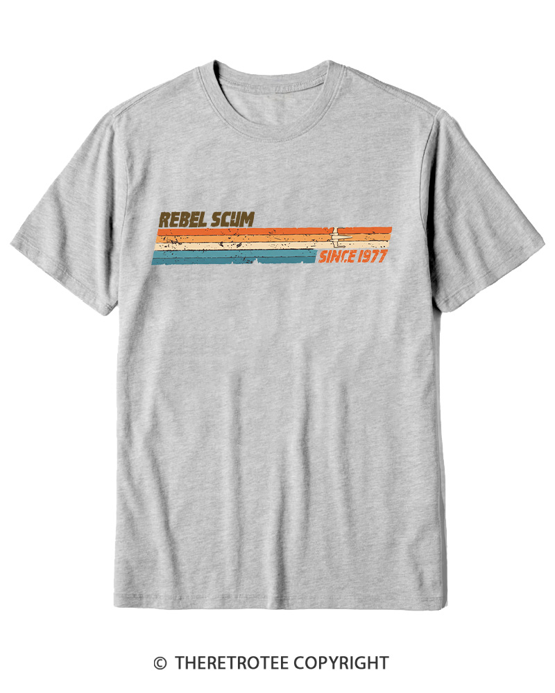 TheRetroTee Rebel Scum Leftist 1977 Cotton T-Shirt
