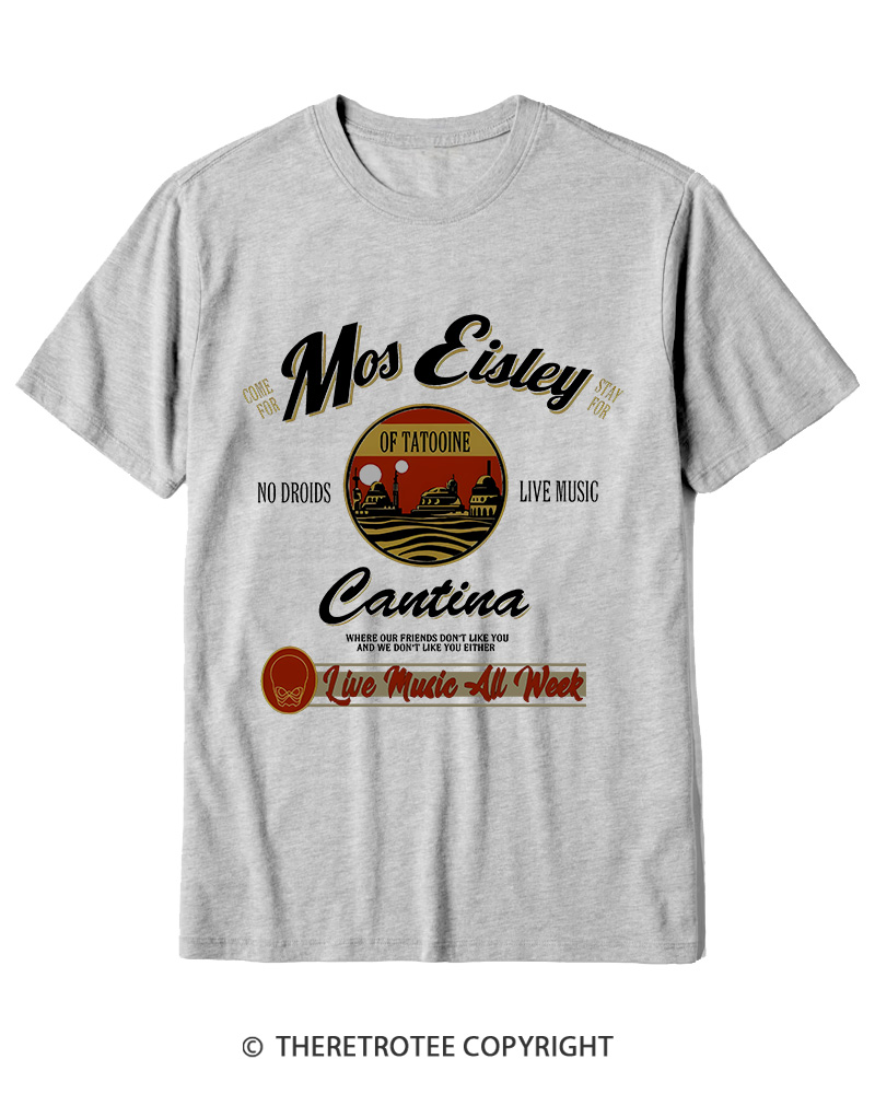 TheRetroTee Live Music All Week 1980s Cotton T-Shirt