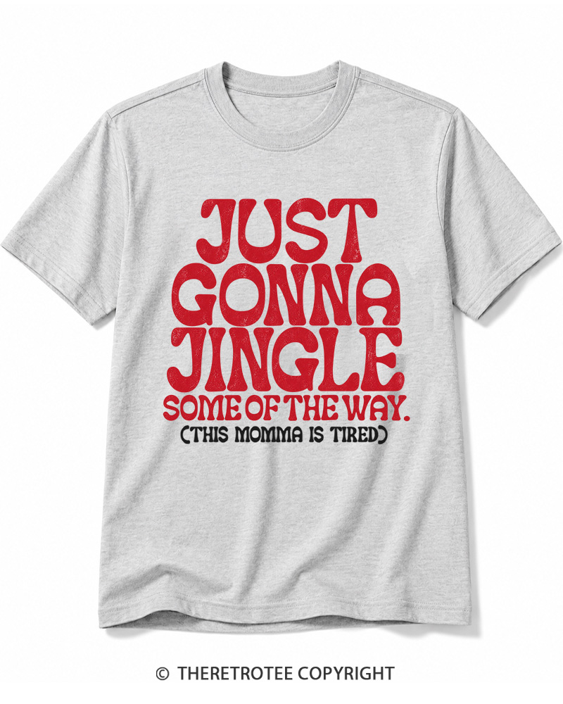 TheRetroTee Just Gonna Jingle 1970s Cotton T-Shirt