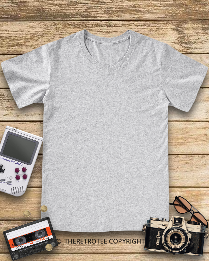 TheRetroTee Donut Worry  V-neck T-Shirt