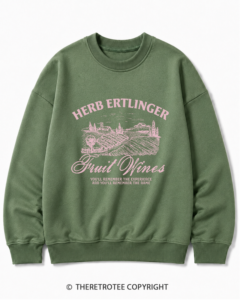TheRetroTee Fruit Wines 2010s Cotton Sweatshirt