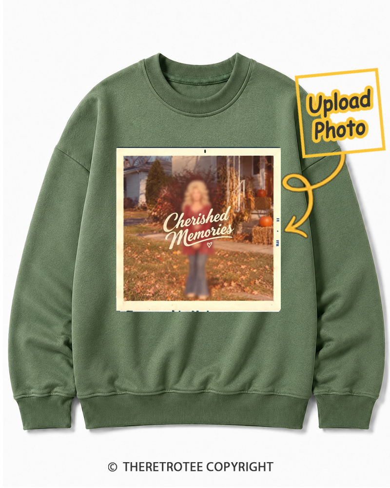 TheRetroTee Personalized Cherished Memories Sweatshirt
