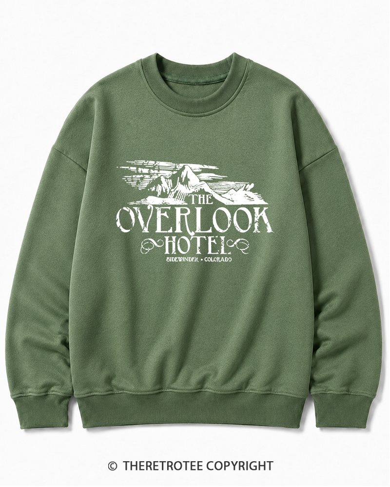 TheRetroTee The Overlook Hotel 1980s Cotton Sweatshirt