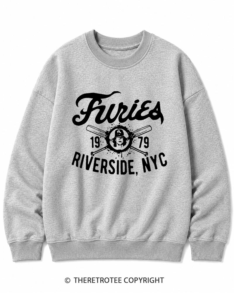 TheRetroTee Furies Riverside cult movie 1970s Cotton Sweatshirt