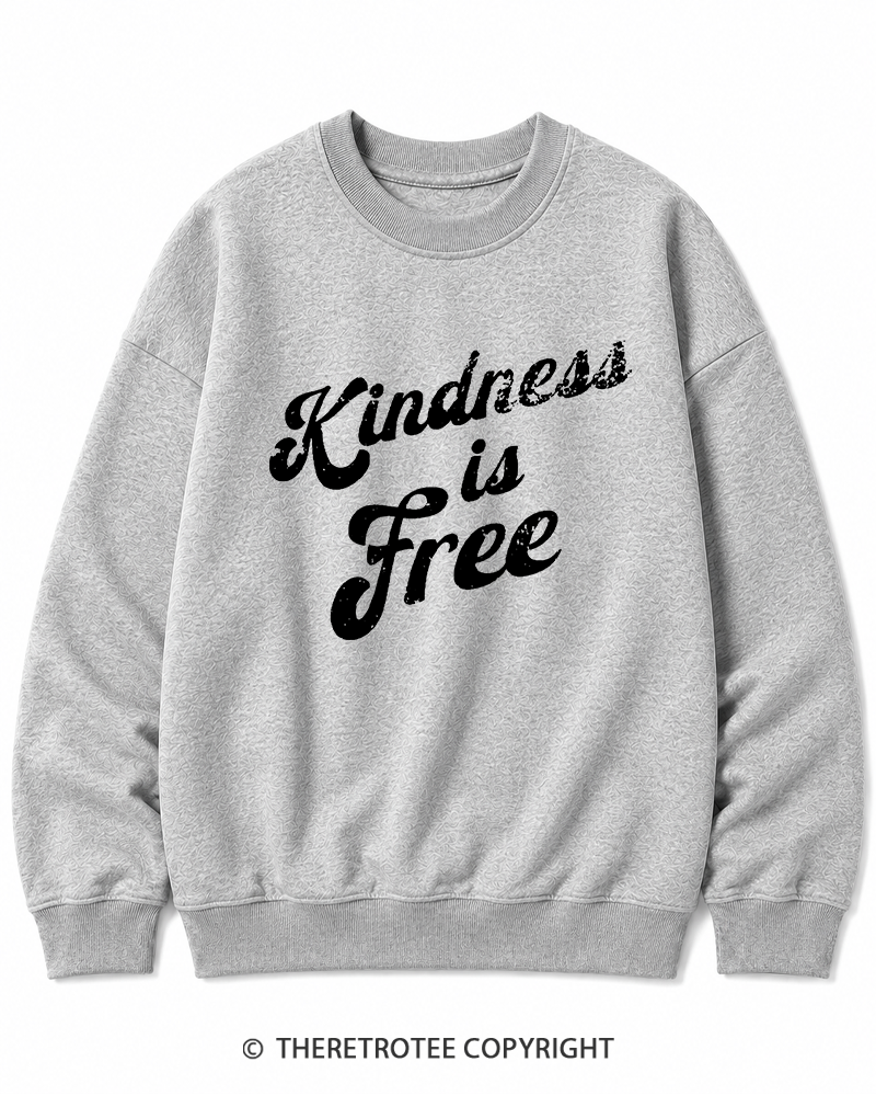 TheRetroTee Be Kind 1960s Cotton Sweatshirt