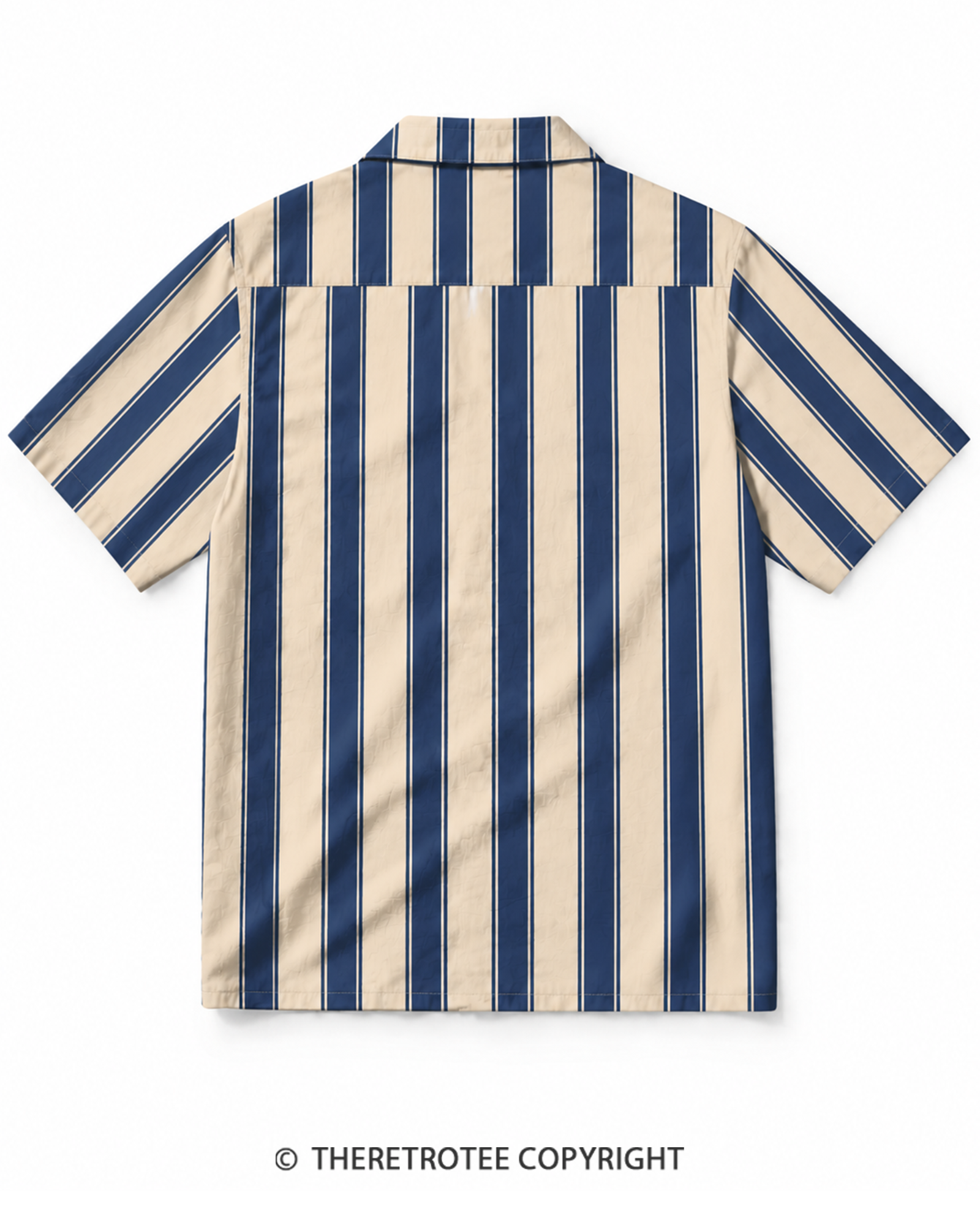 TheRetroTee Rainbow Stripe Vintage Hawaiian Shirt