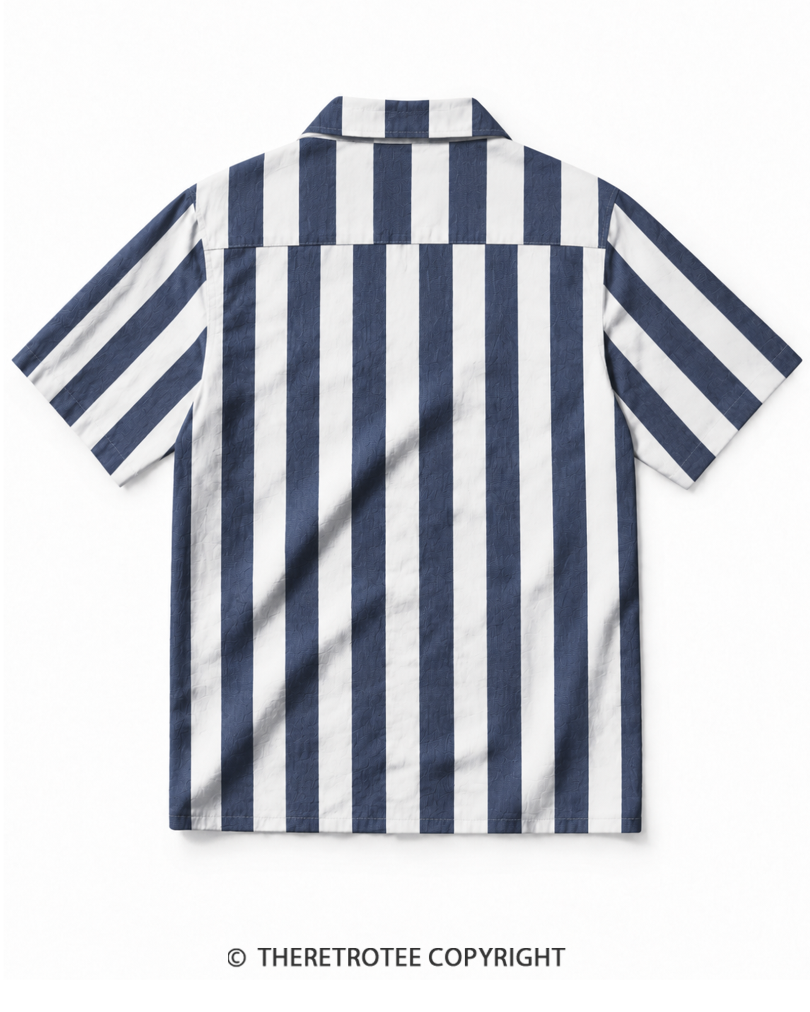 TheRetroTee Rainbow Stripe Vintage Hawaiian Shirt
