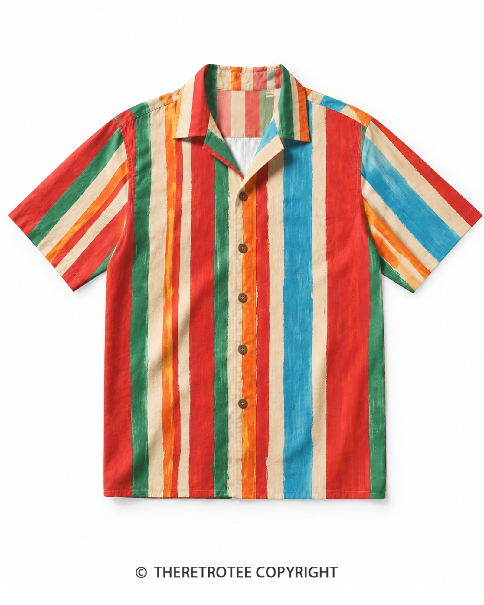 [Copy]TheRetroTee Vintage Halloween Ghost & Witch Hawaiian Shirt